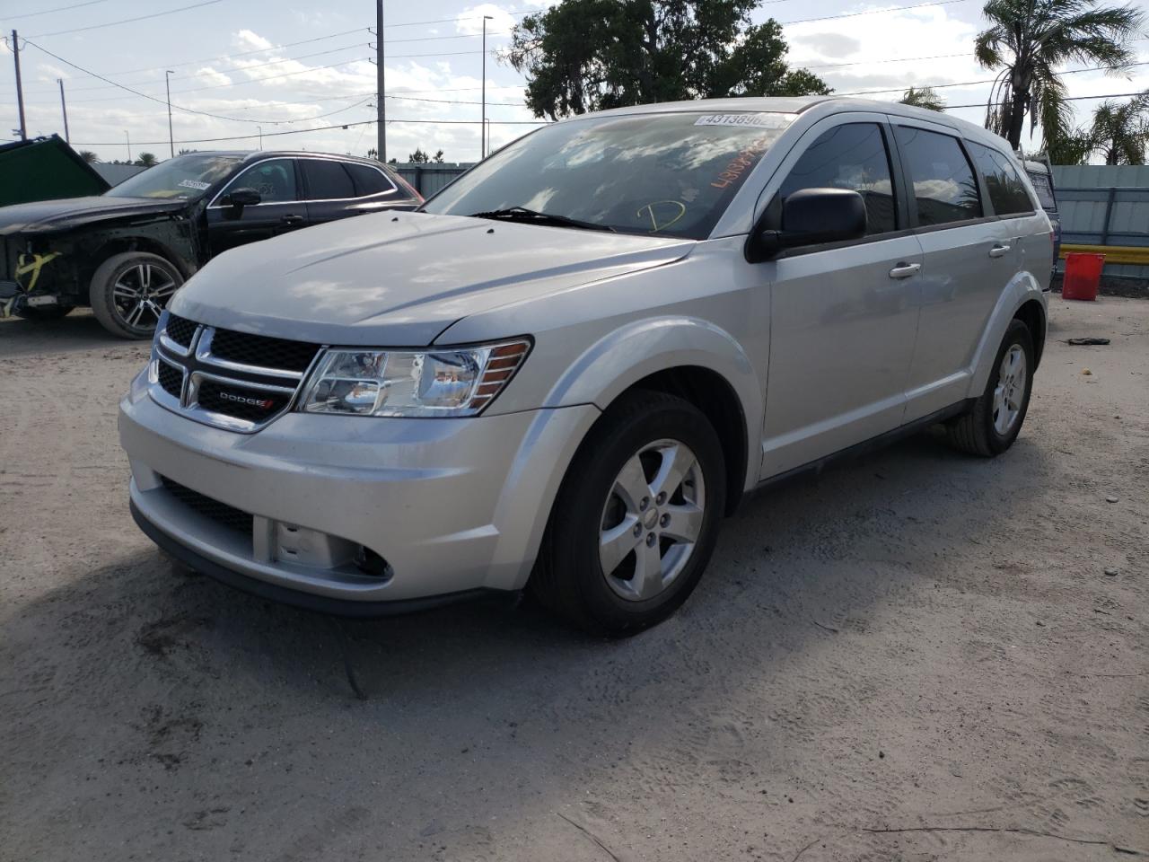 Photo 2 from auction – 2013 DODGE JOURNEY SE with VIN 3C4PDCAB5DT530073