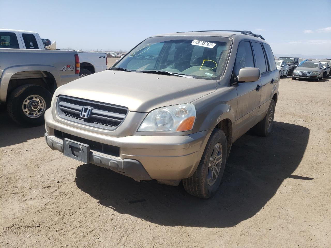 Photo 2 from auction – 2005 HONDA PILOT EXL with VIN 2HKYF18645H501998
