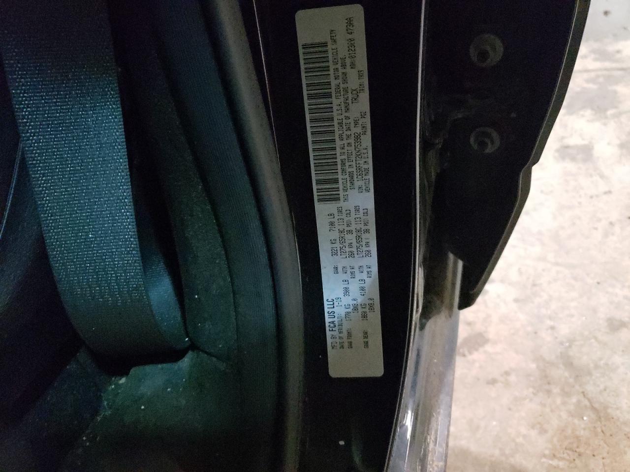 Zdjęcie 10 z aukcji – 2019 RAM 1500 BIG H z VIN 1C6SRFFT2KN753982