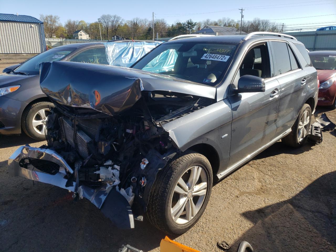 Photo 2 from auction – 2012 MERCEDES-BENZ ML 350 BLU with VIN 4JGDA2EB4CA016958