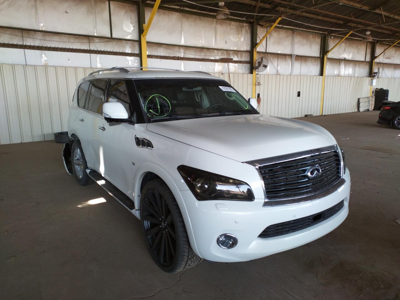 INFINITI QX80 2014 with VIN JN8AZ2NEXE9065908 - Photo from auction