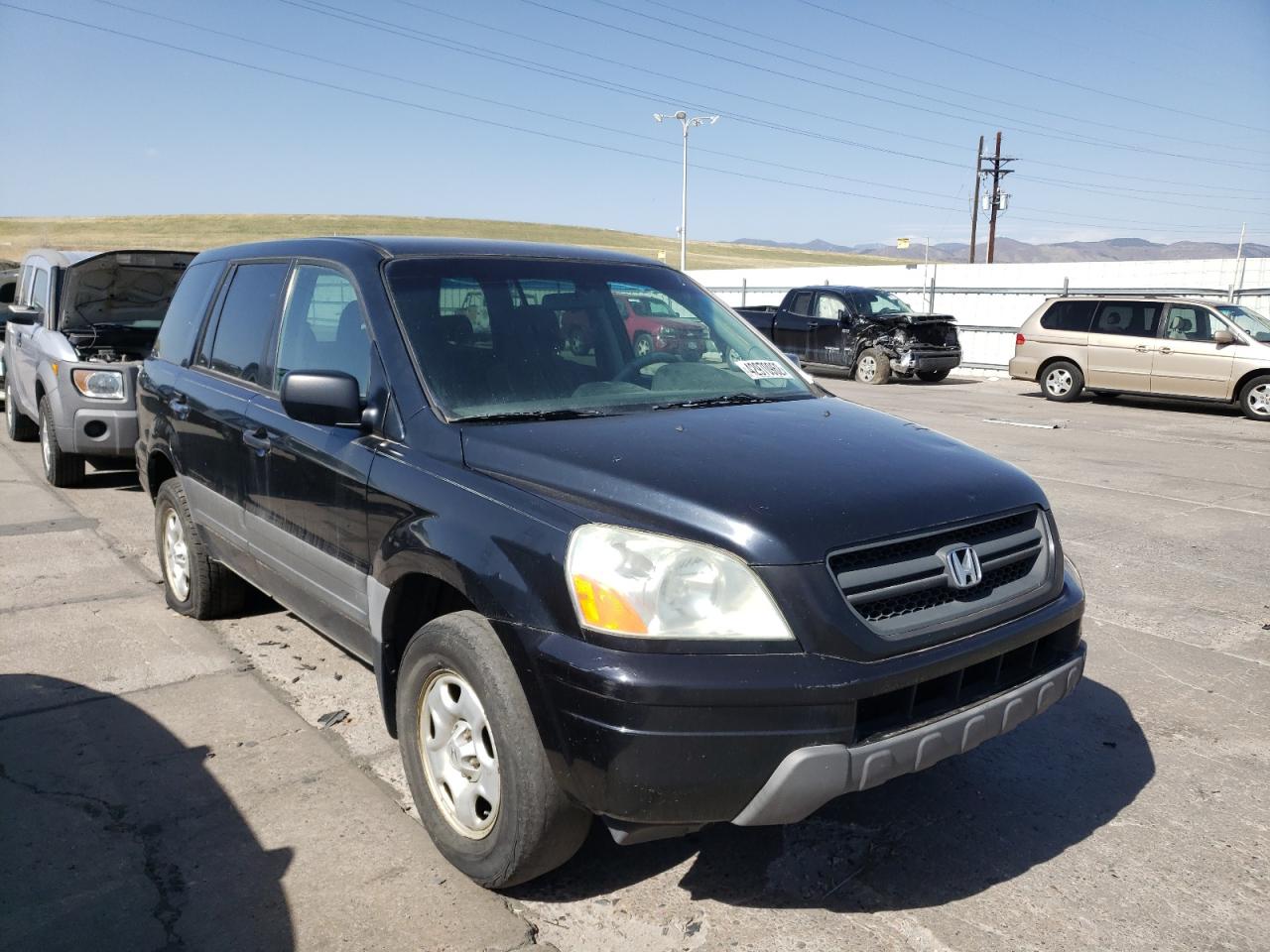 Photo 1 from auction – 2005 HONDA PILOT LX with VIN 2HKYF18125H554980