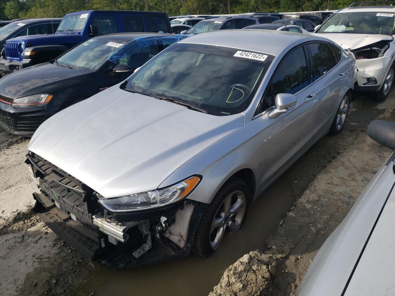 Photo 2 from auction – 2016 FORD FUSION SE with VIN 3FA6P0HD3GR375278