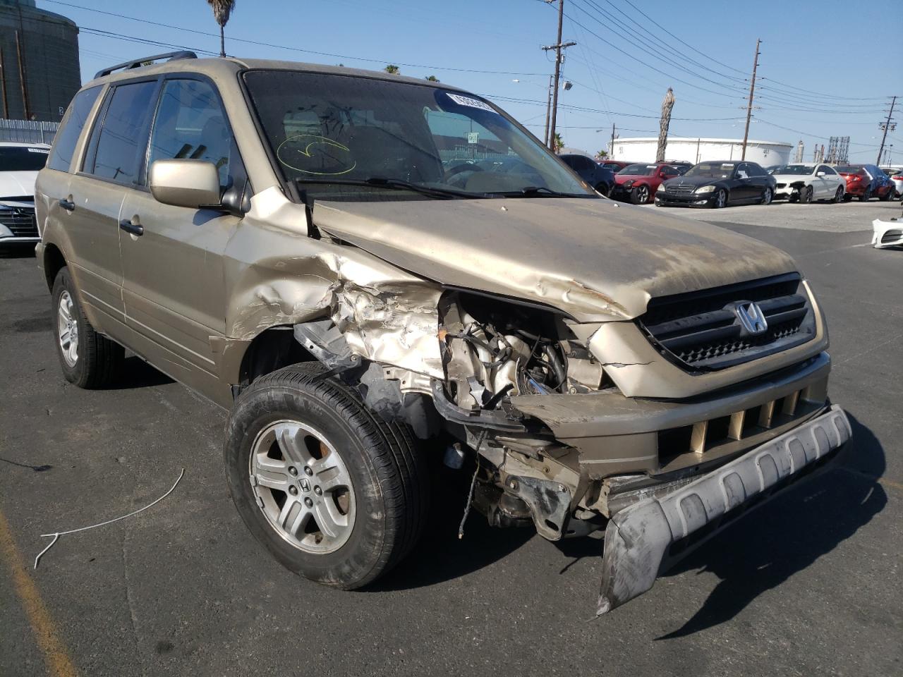 Photo 1 from auction – 2003 HONDA PILOT EX with VIN 2HKYF18415H536027
