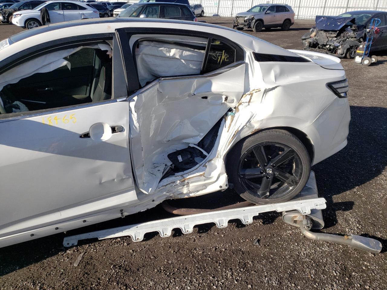 Photo 9 from auction – 2021 NISSAN SENTRA SR with VIN 3N1AB8DV6MY222284