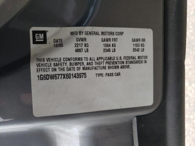 Photo 10 from auction – 2006 CADILLAC STS with VIN 1G6DW677X60143975