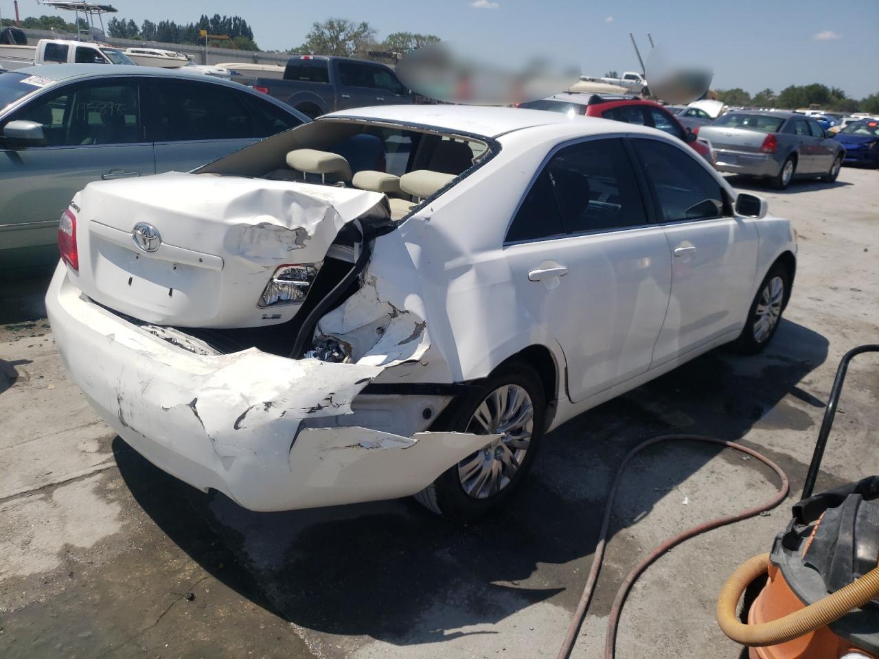 Photo 4 from auction – 2007 TOYOTA CAMRY CE with VIN JTNBE46K873101396