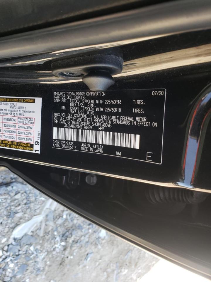 Photo 10 from auction – 2021 LEXUS NX 300 BAS with VIN JTJGARBZ0M2178459