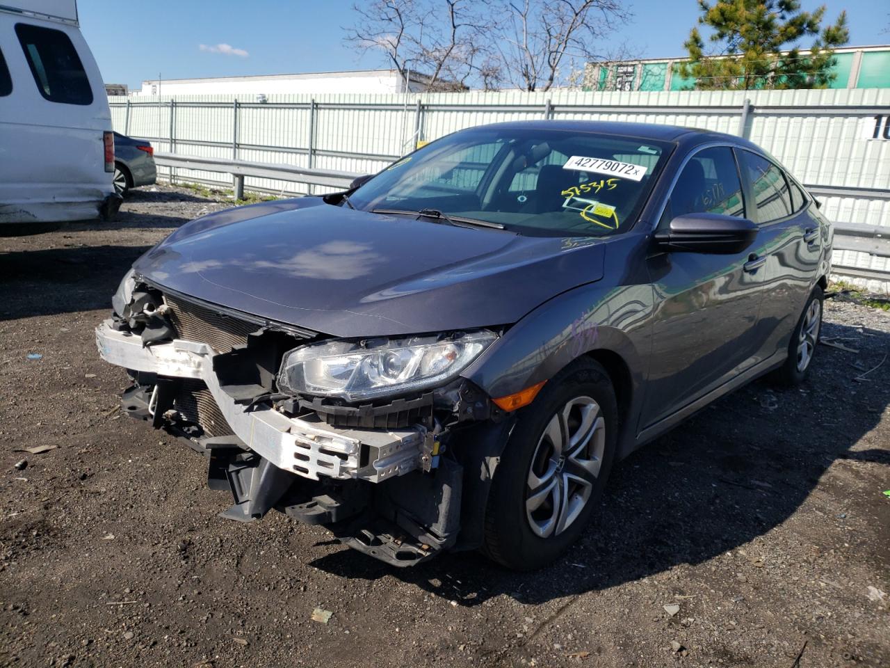 Photo 2 from auction – 2016 HONDA CIVIC LX with VIN 2HGFC2F55GH575315