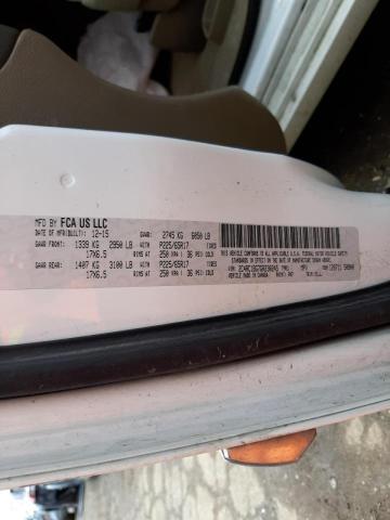 Photo 10 from auction – 2016 CHRYSLER TOWN & COU with VIN 2C4RC1BG7GR230245