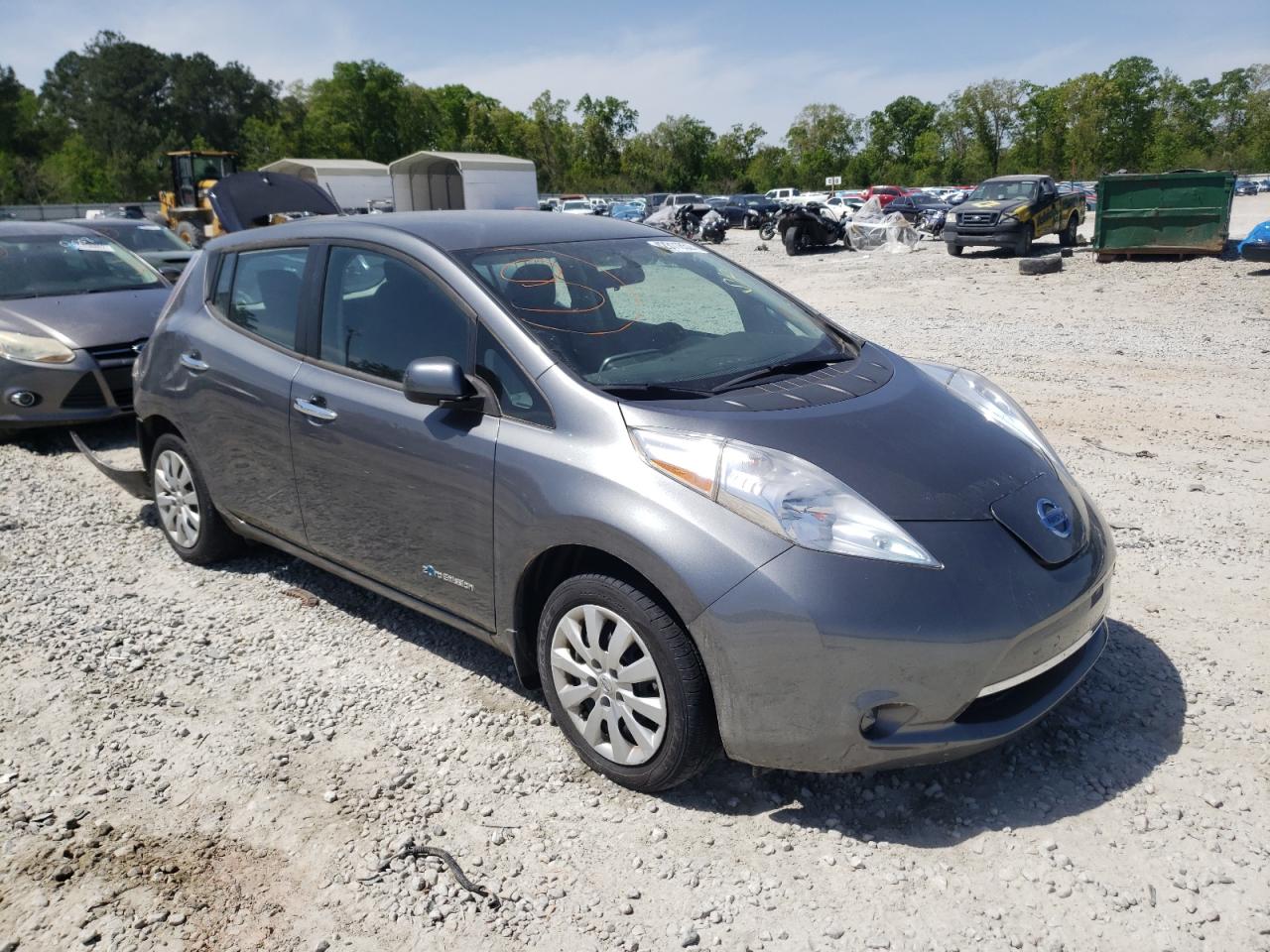 NISSAN LEAF S 2016 with VIN 1N4AZ0CP7GC305352 - Photo from auction