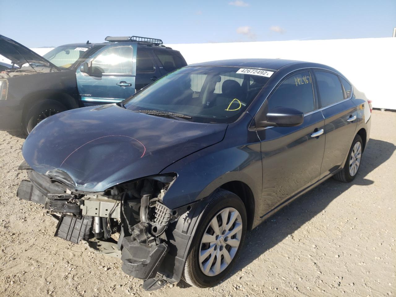 Photo 2 from auction – 2014 NISSAN SENTRA S with VIN 3N1AB7AP8EY282276
