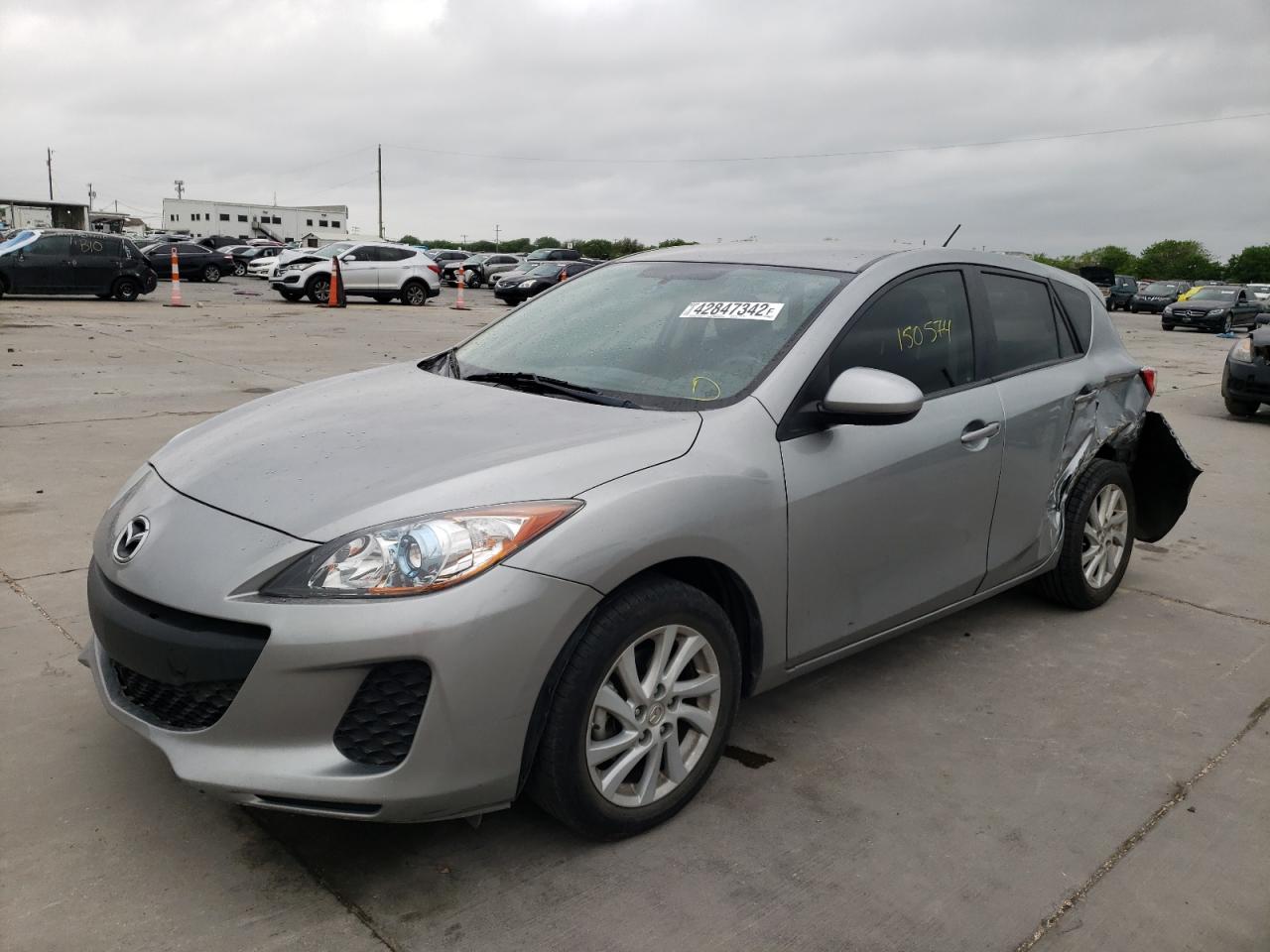 Photo 2 from auction – 2012 MAZDA 3 I with VIN JM1BL1L70C1593162