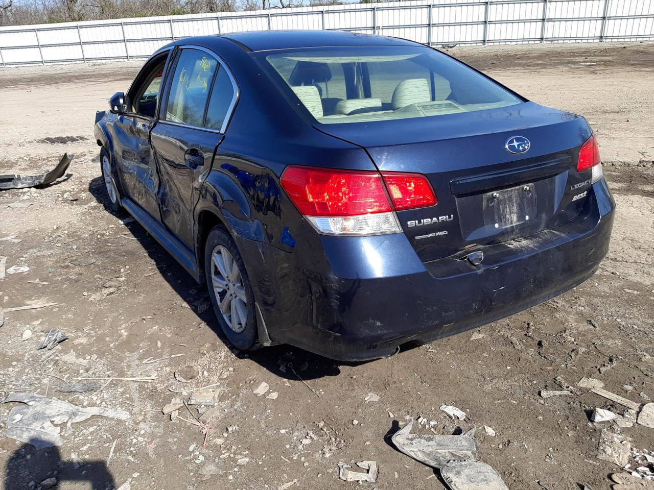 Photo 3 from auction – 2012 SUBARU LEGACY 2.5 with VIN 4S3BMBG61C3017346