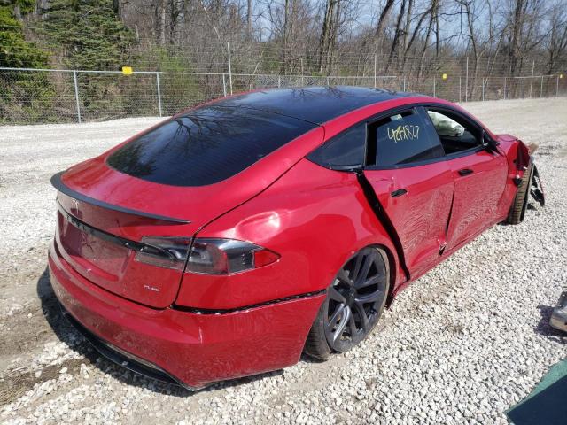 Photo 4 from auction – 2021 TESLA MODEL S with VIN 5YJSA1E69MF437947
