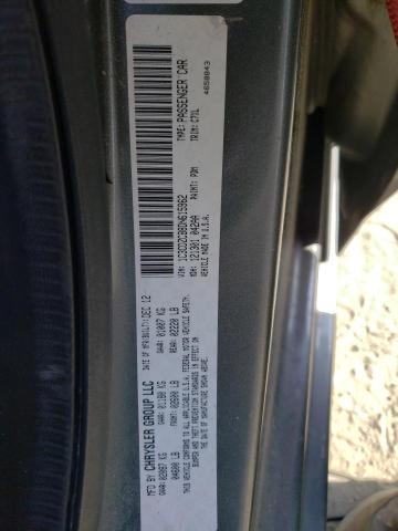 Photo 10 from auction – 2013 DODGE AVENGER SX with VIN 1C3CDZCB8DN615962