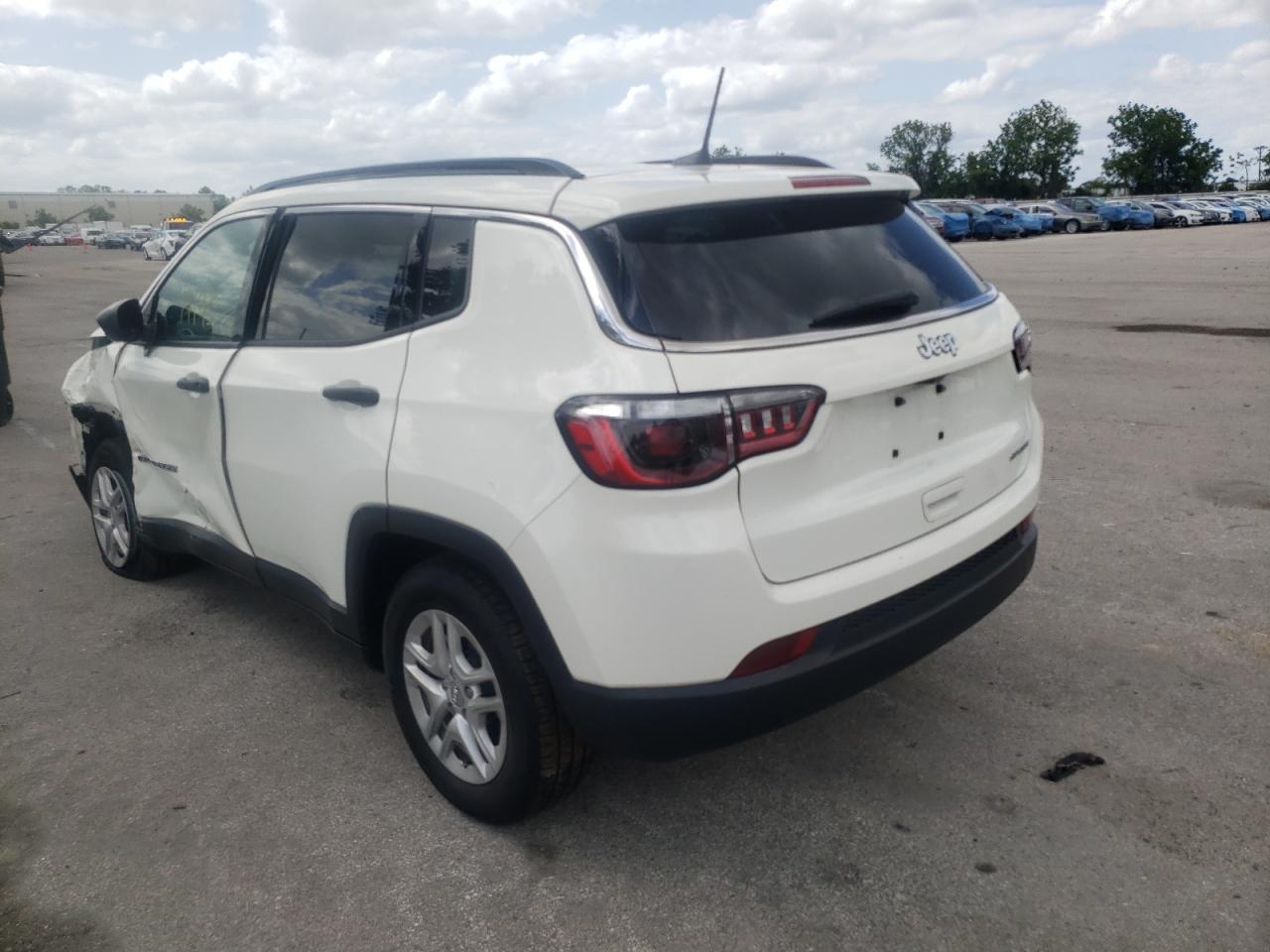 Photo 3 from auction – 2021 JEEP COMPASS SP with VIN 3C4NJCAB8MT526678