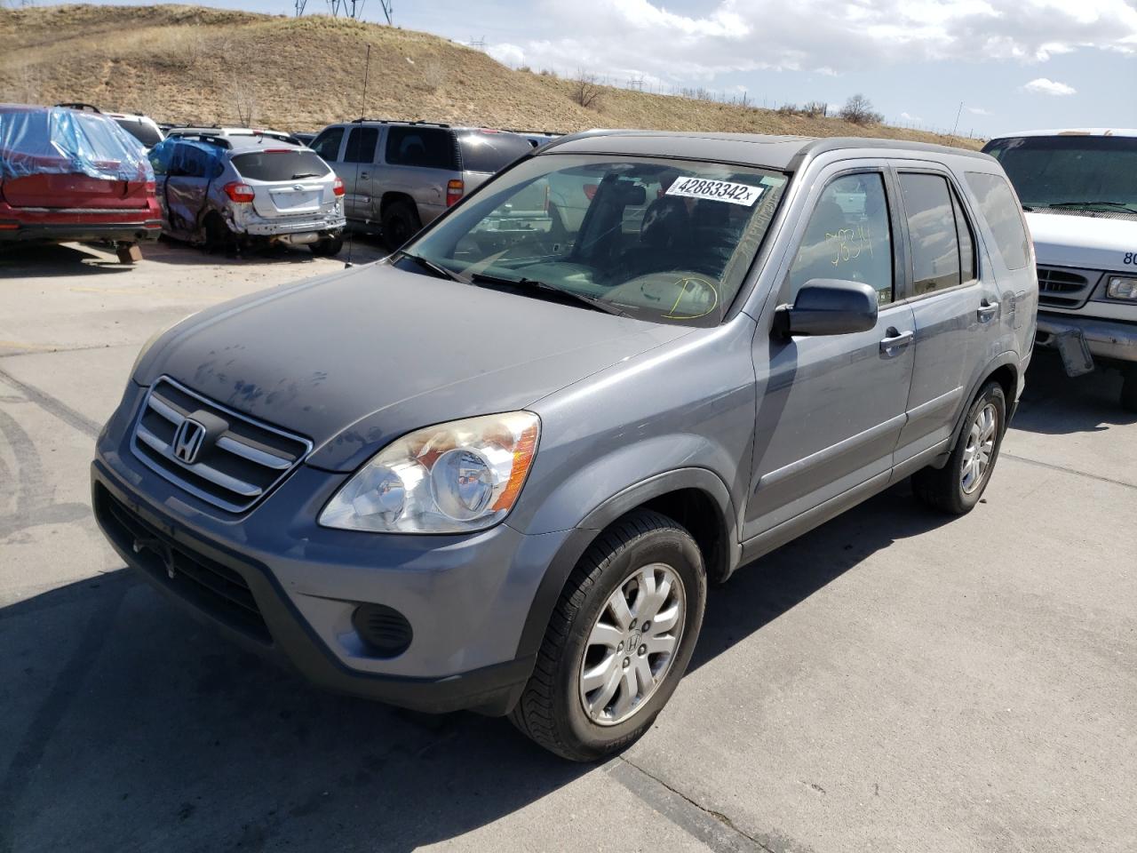 Photo 2 from auction – 2006 HONDA CR-V SE with VIN JHLRD78956C013215