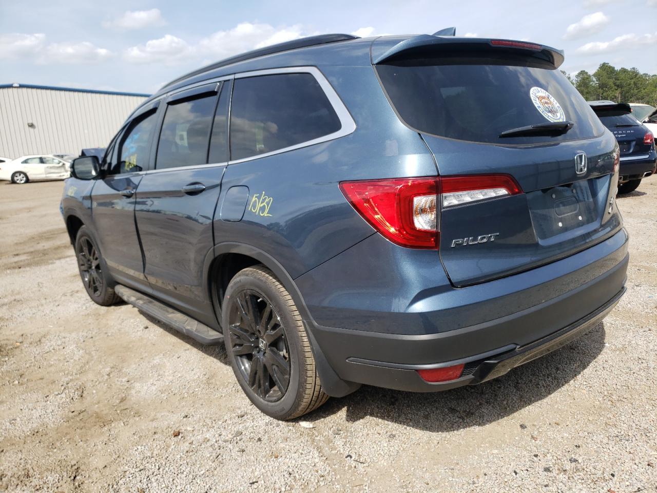 Photo 3 from auction – 2021 HONDA PILOT SE with VIN 5FNYF5H20MB047394