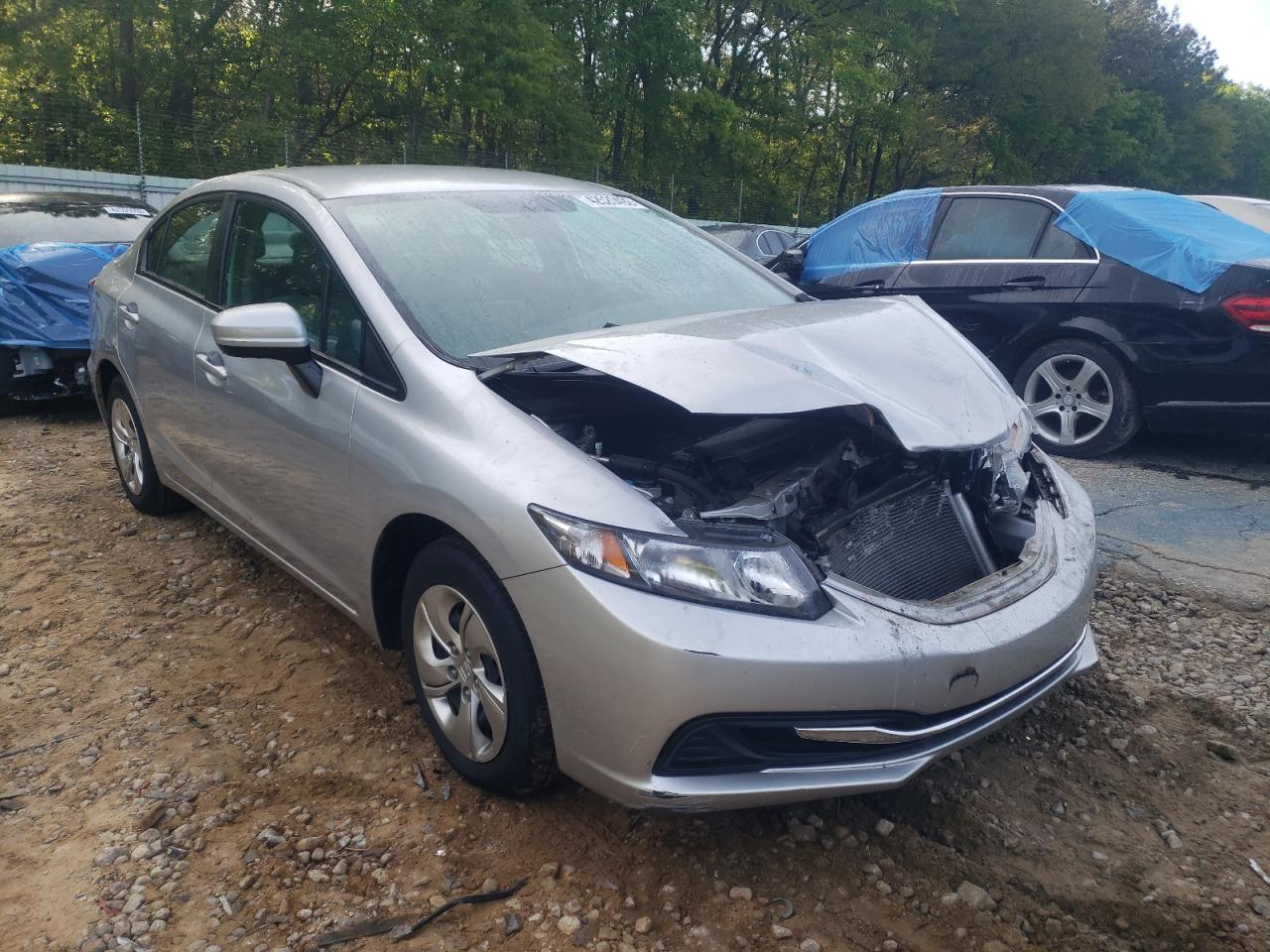 HONDA CIVIC LX 2015 with VIN 19XFB2F52FE116707 - Photo from auction