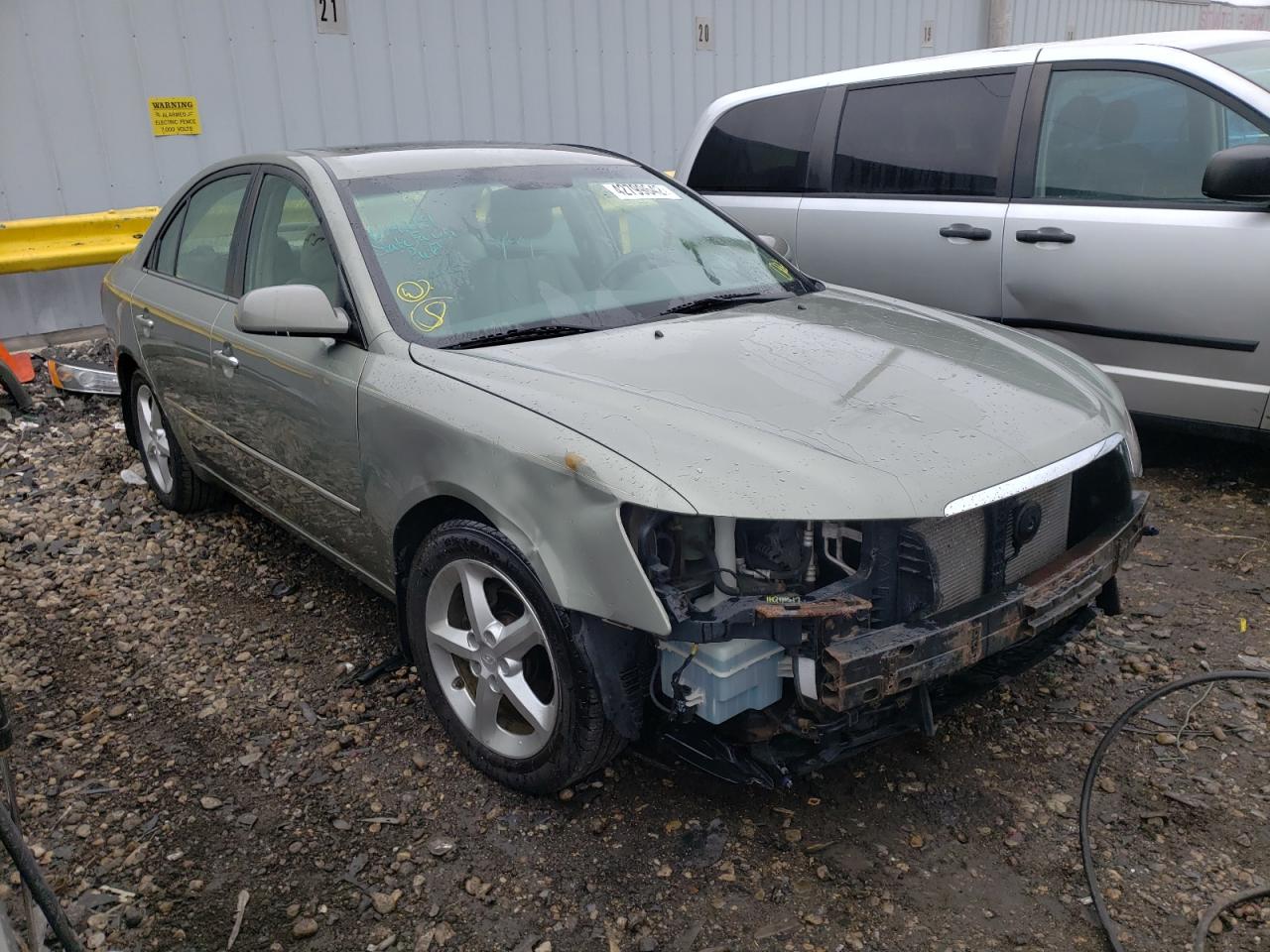 HYUNDAI SONATA SE 2008 with VIN 5NPEU46C48H363225 - Photo from auction