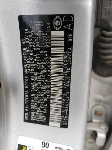 Photo 10 from auction – 2018 TOYOTA COROLLA L with VIN 2T1BURHE6JC080302