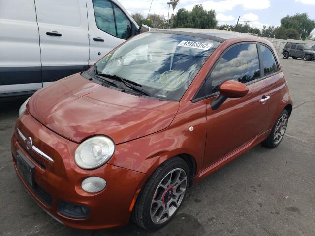 Photo 2 from auction – 2012 FIAT 500 SPORT with VIN 3C3CFFBR7CT400319