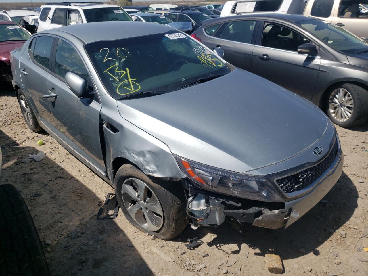 KIA OPTIMA HYB 2016 with VIN KNAGM4AD2G5095277 - Photo from auction