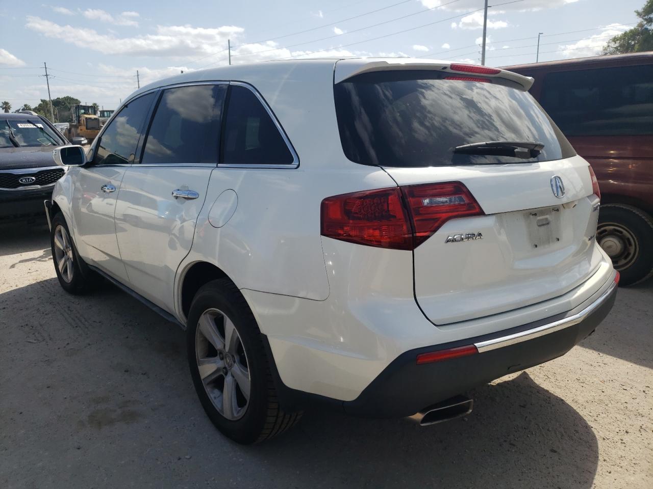 Photo 3 from auction – 2011 ACURA MDX TECHNO with VIN 2HNYD2H69BH508892