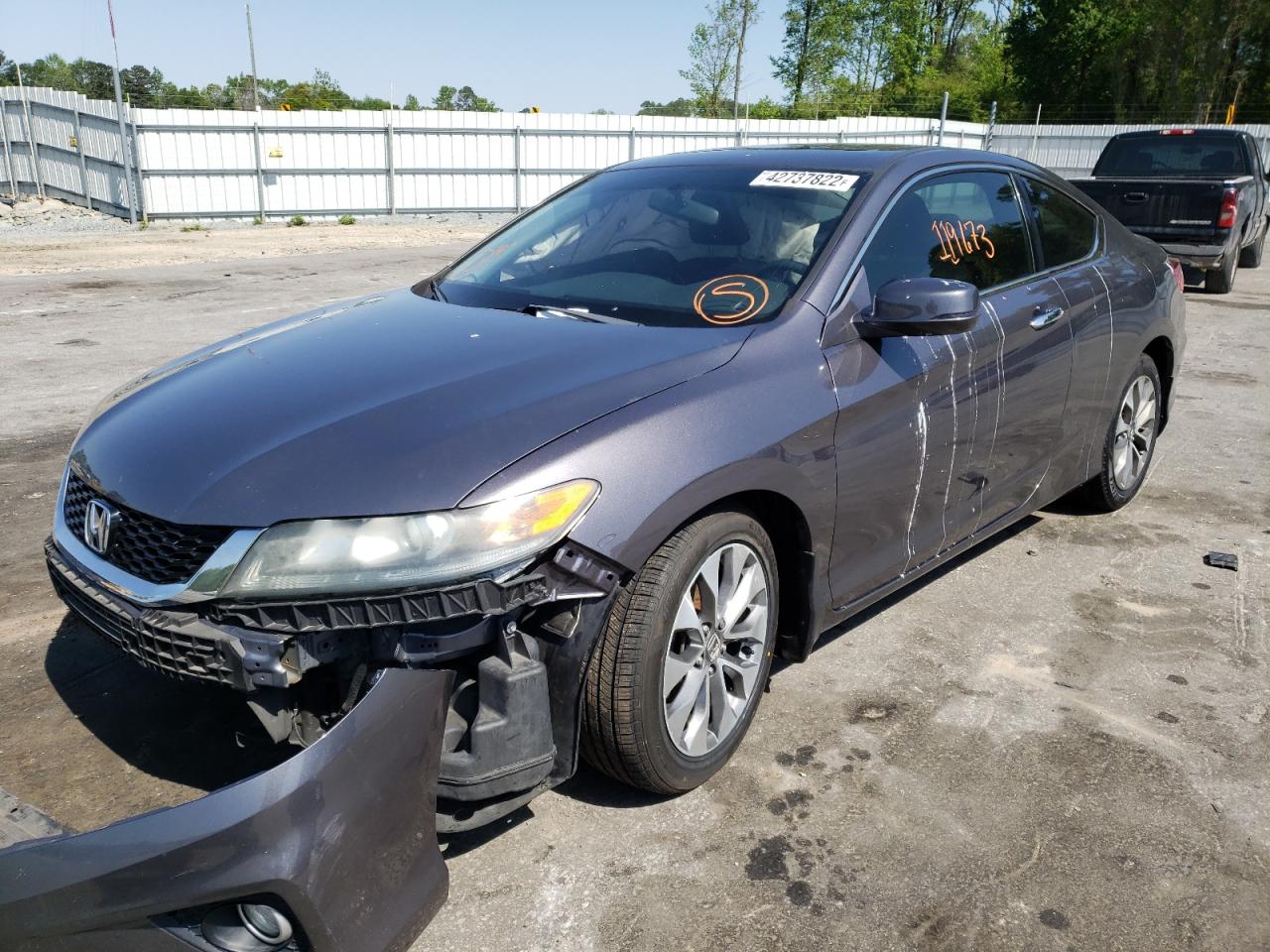 Photo 2 from auction – 2014 HONDA ACCORD EX with VIN 1HGCT1B79EA003857