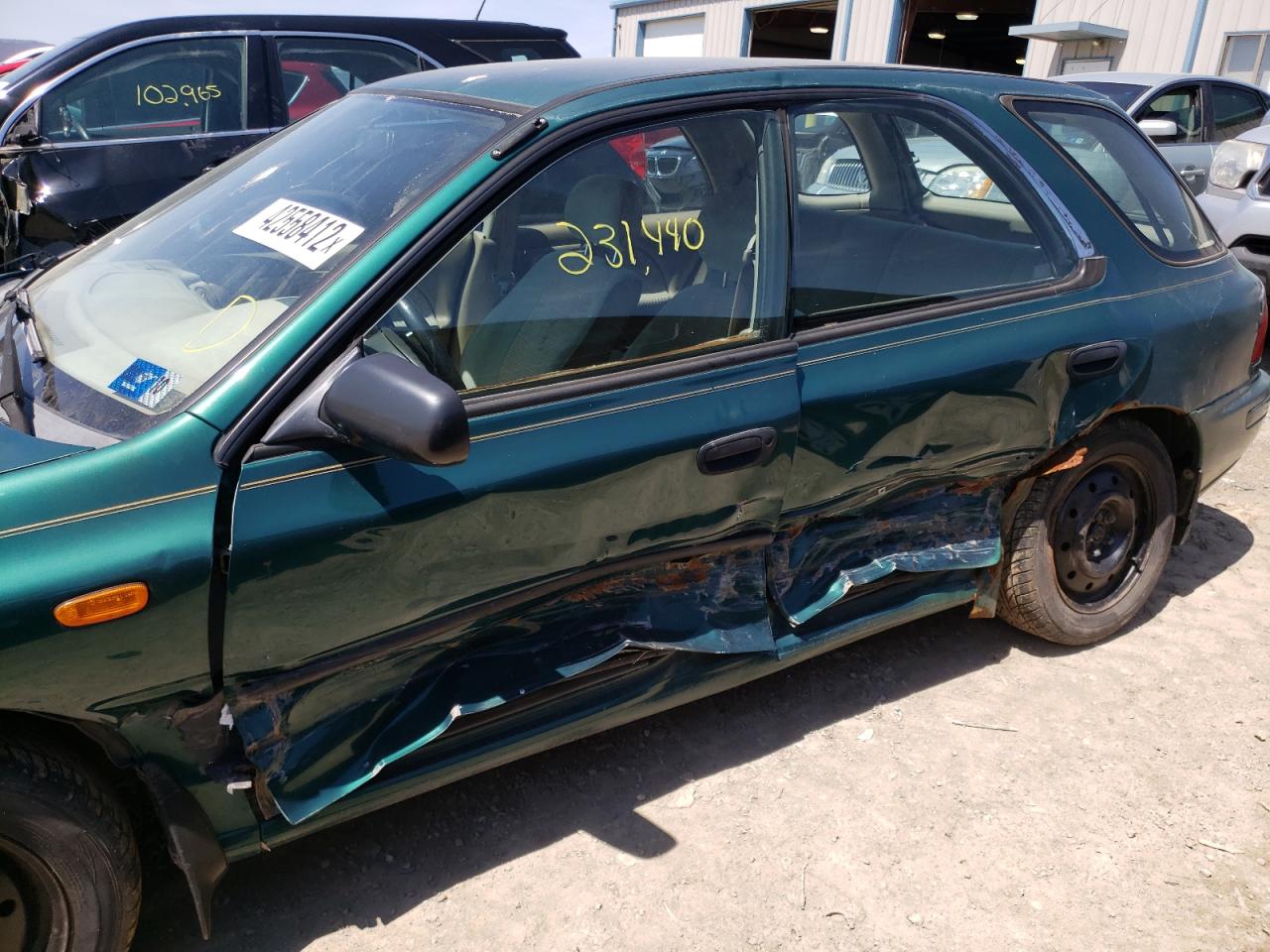 Photo 9 from auction – 1997 SUBARU IMPREZA L with VIN JF1GF4351VH815849