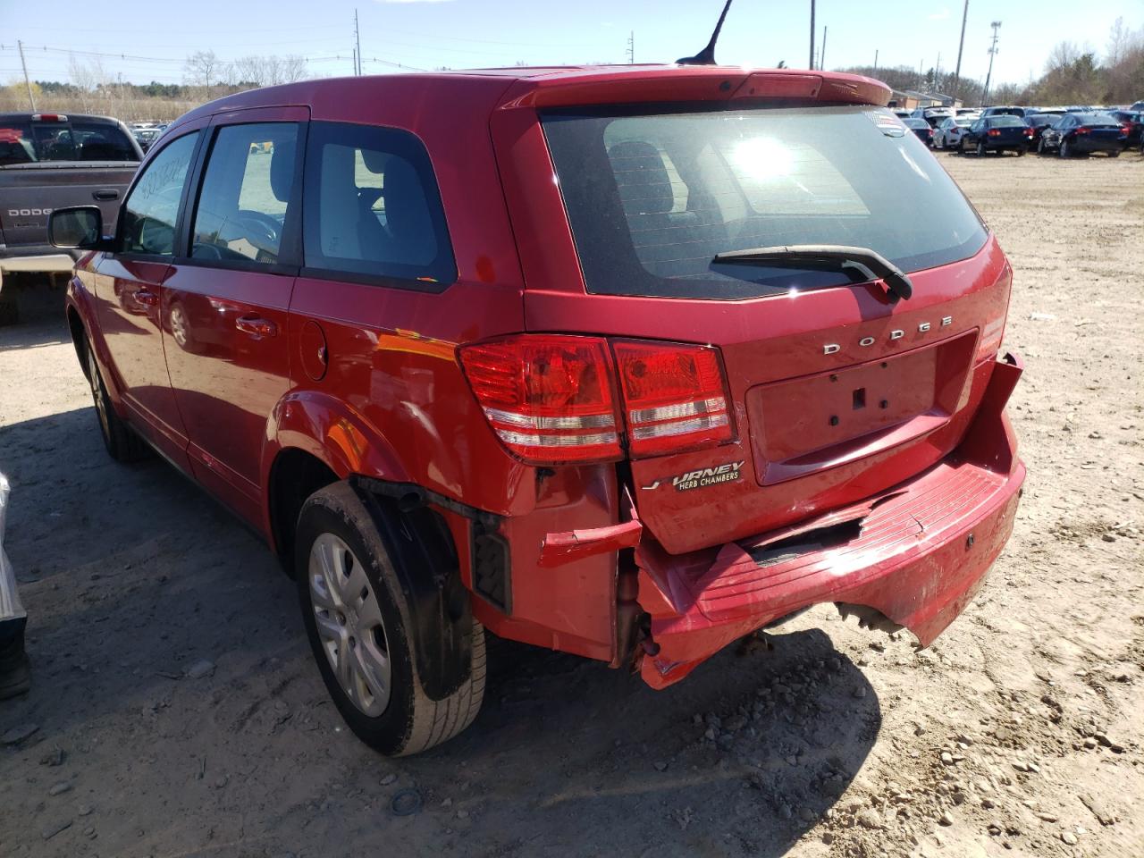 Photo 3 from auction – 2014 DODGE JOURNEY SE with VIN 3C4PDCAB9ET182425