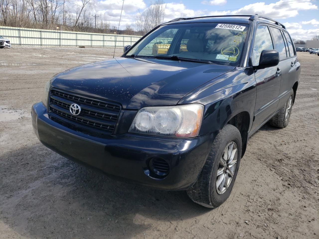 Photo 2 from auction – 2003 TOYOTA HIGHLANDER with VIN JTEHF21A130158268