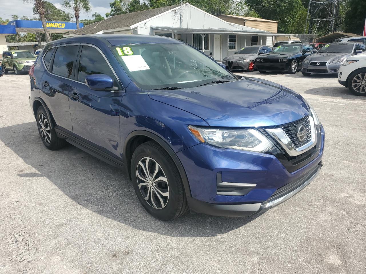 NISSAN ROGUE S 2018 with VIN 5N1AT2MT7JC730835 - Photo from auction