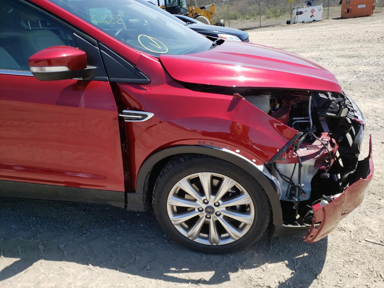 Photo 9 from auction – 2017 FORD ESCAPE TIT with VIN 1FMCU9J99HUD71967