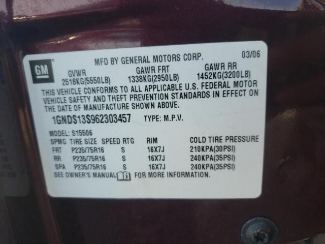 Photo 10 from auction – 2006 CHEVROLET TRAILBLAZE with VIN 1GNDS13S962303457