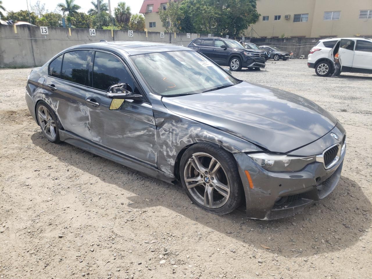 BMW 328 I 2015 with VIN WBA3A5G59FNS88652 - Photo from auction