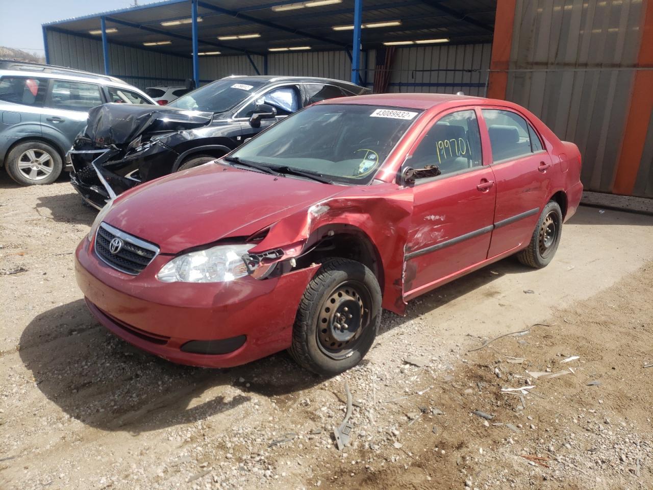 Photo 2 from auction – 2007 TOYOTA COROLLA CE with VIN JTDBR32E270111040