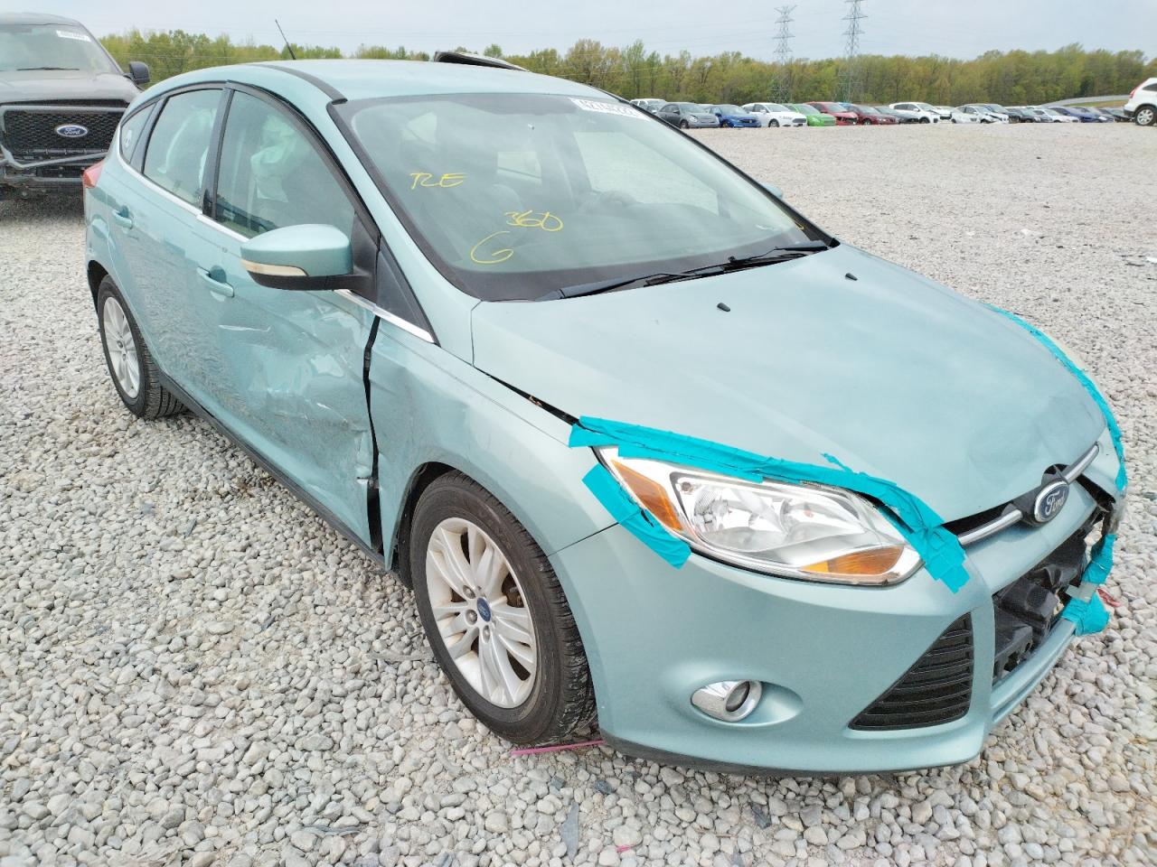 Photo 9 from auction – 2012 FORD FOCUS SEL with VIN 1FAHP3M28CL319859