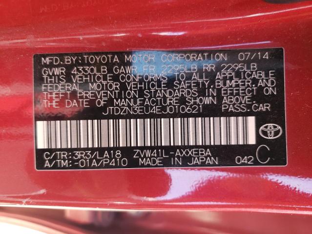 Photo 10 from auction – 2014 TOYOTA PRIUS V with VIN JTDZN3EU4EJ010621