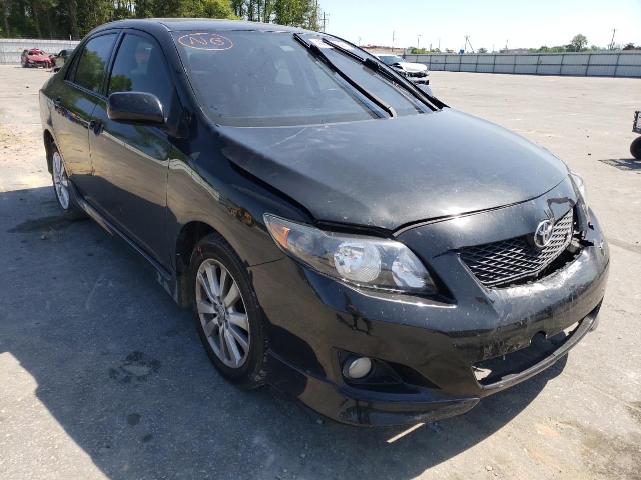 TOYOTA COROLLA BA 2010 with VIN 2T1BU4EE9AC472956 - Photo from auction