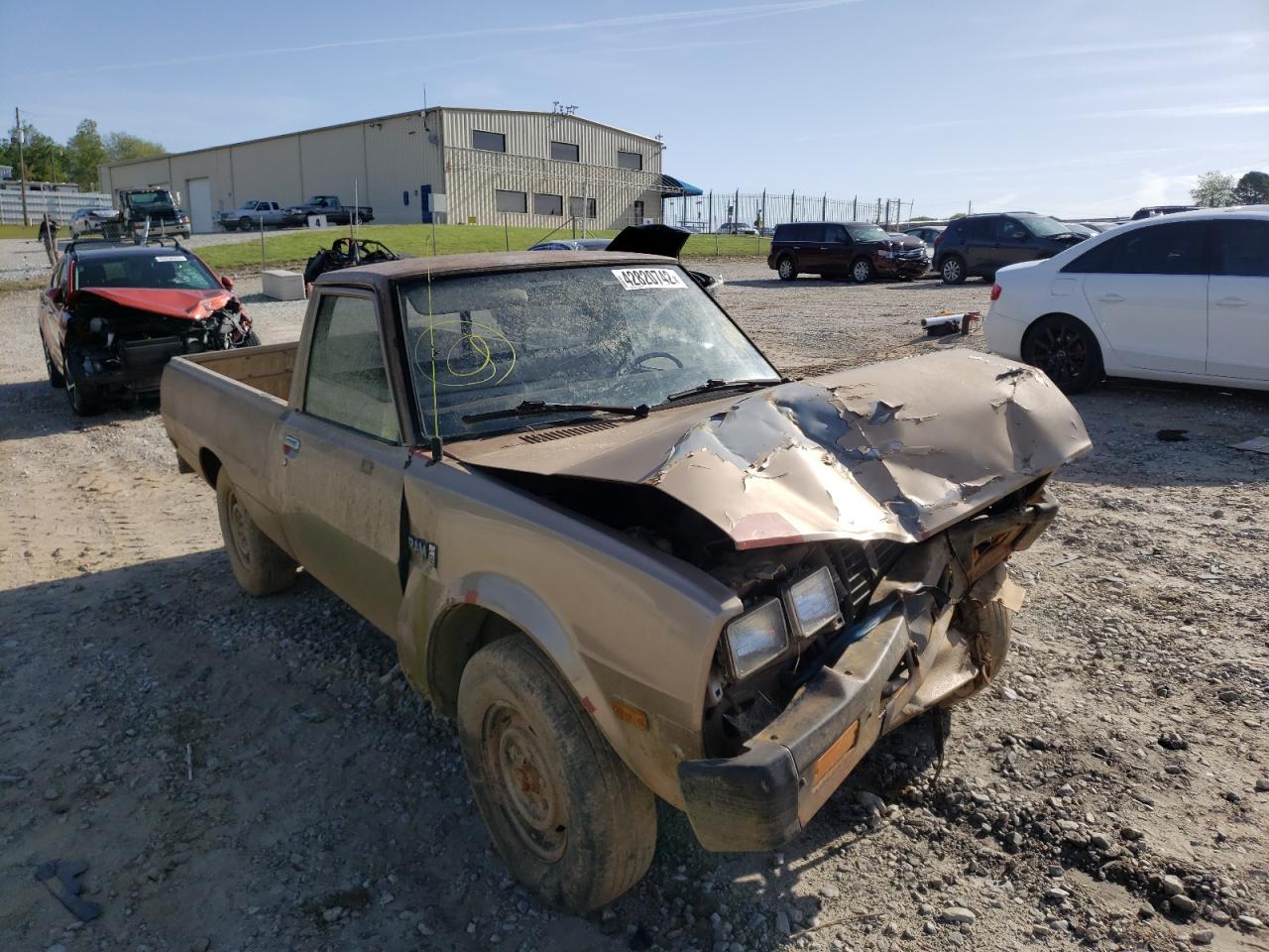 DODGE D50 CUSTOM 1985 with VIN JB7FP24DXFP117423 - Photo from auction