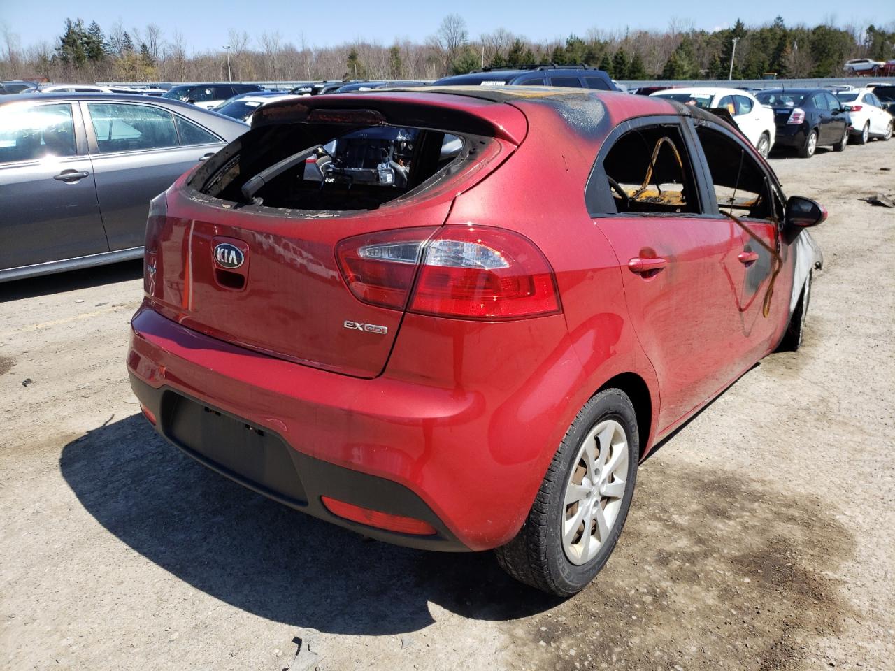 Photo 4 from auction – 2013 KIA RIO EX with VIN KNADN5A37D6318559