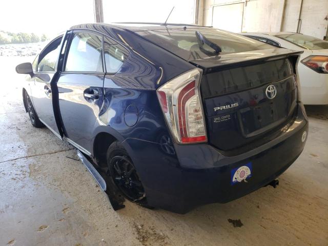 Foto 3 de la subasta – 2012 TOYOTA PRIUS con VIN JTDKN3DU5C1556926