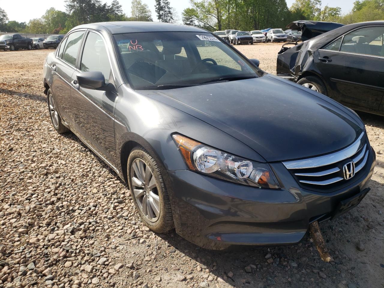HONDA ACCORD EXL 2012 with VIN 1HGCP2F8XCA107672 - Photo from auction