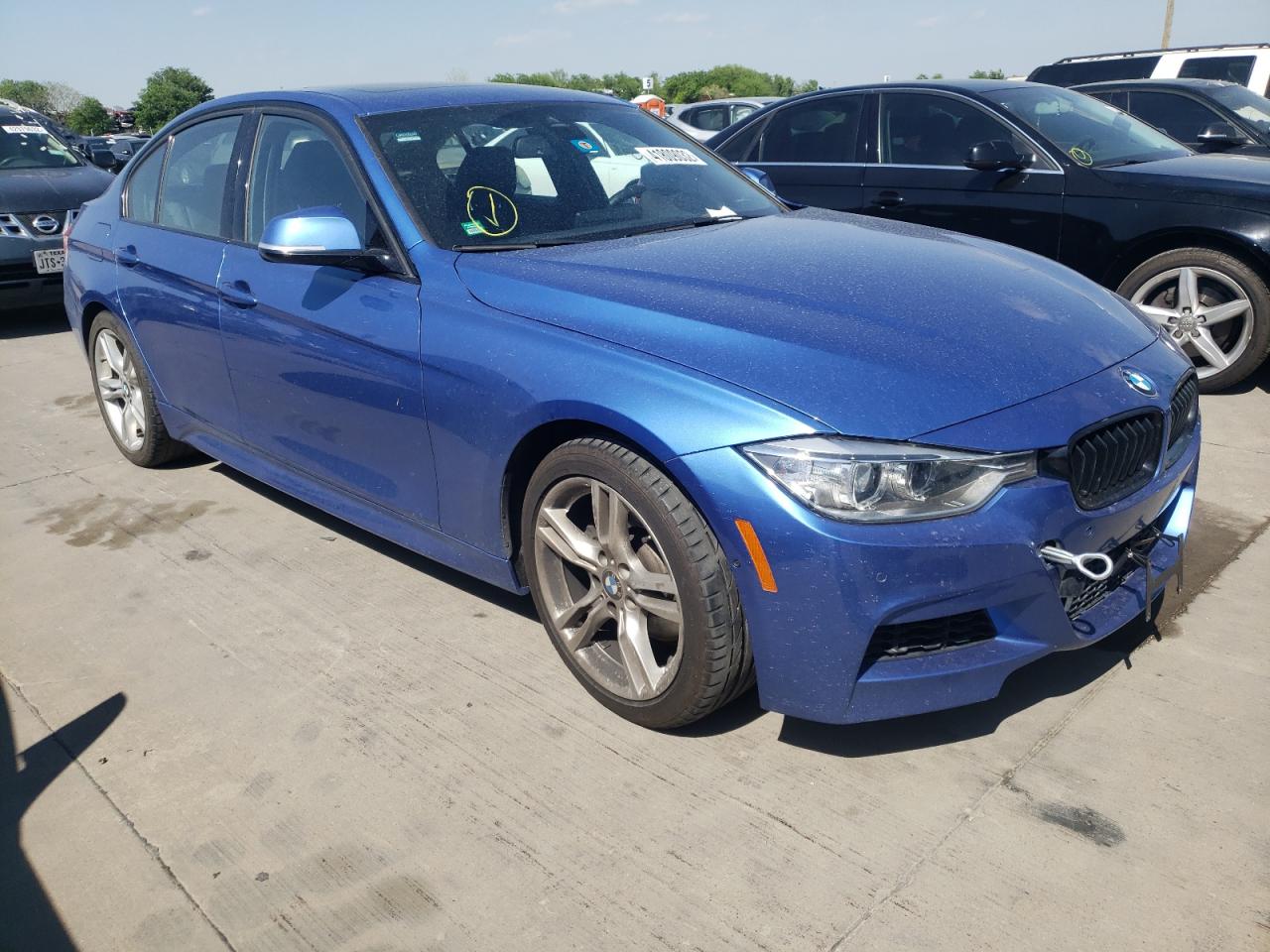 BMW 328 I 2014 with VIN WBA3A5C57EF604774 - Photo from auction