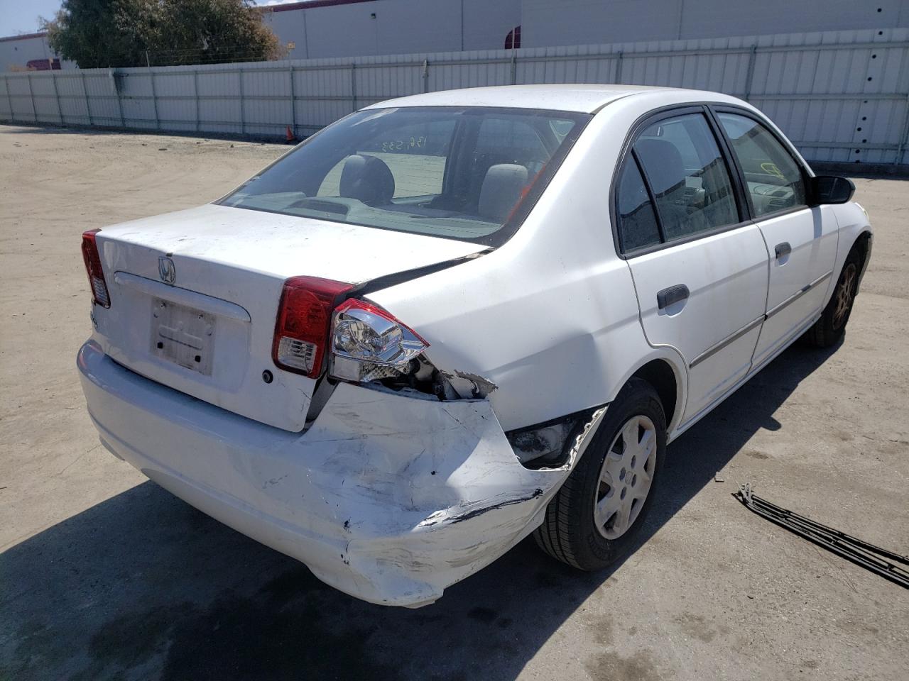 Photo 4 from auction – 2004 HONDA CIVIC DX V with VIN 2HGES16334H547080