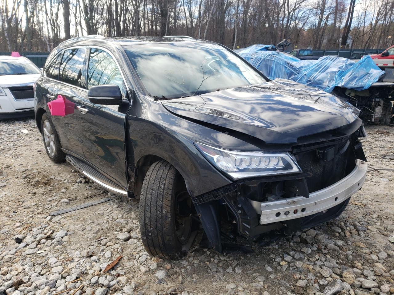 ACURA MDX ADVANC 2015 with VIN 5FRYD4H80FB024896 - Photo from auction