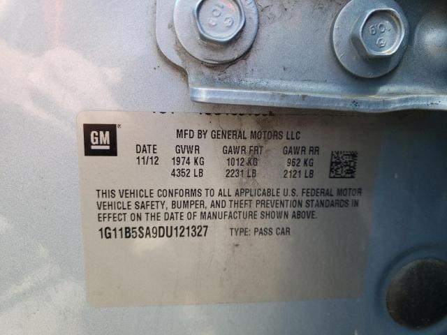 Photo 10 from auction – 2013 CHEVROLET MALIBU LS with VIN 1G11B5SA9DU121327