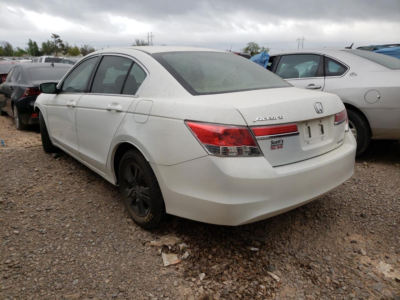 Photo 3 from auction – 2012 HONDA ACCORD SE with VIN 1HGCP2F69CA190218